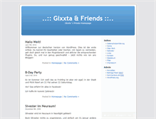 Tablet Screenshot of gixxta.de
